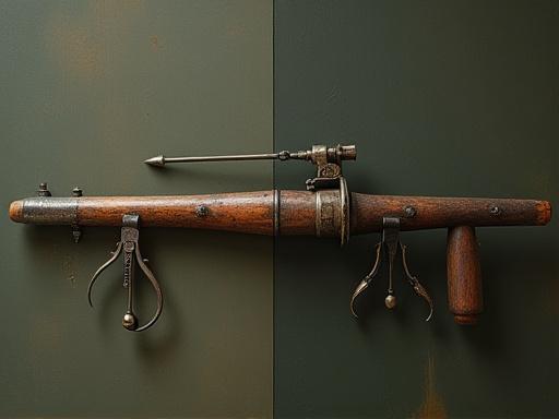 Attrezzo da pesca storico prima e dopo il restauro